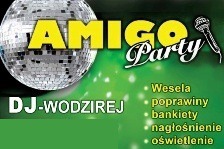 Logo Amigo Party-Sławomir Garnysz