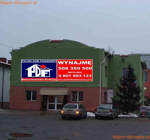 Budynek użytkowy  w ciągu hand...