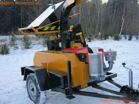 Mobilny Rębak rozdrabniacz do gałęzi 15 cm