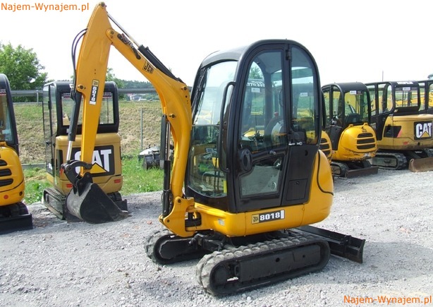 Minikoparki JCB 8018