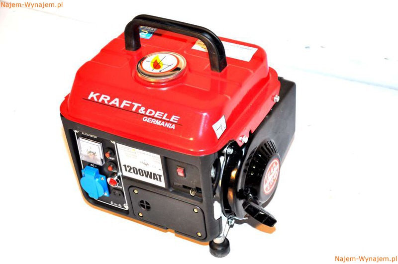 Agregat prądotwórczy 1200W 230V + Voltomierz