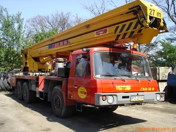 Podnośnik koszowy TATRA MP-27