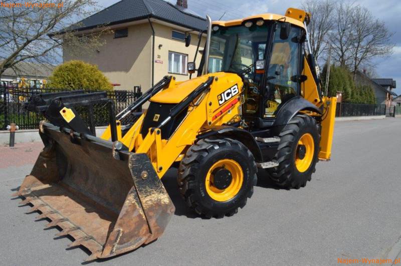 Usługi Koparko-ładowarka JCB 3CX+młot do kucia+frezarka