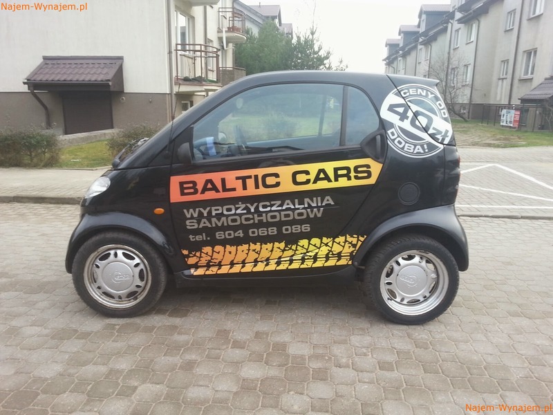 Smatr Fortwo - Wypożyczalnia Samochodów BALTIC CARS - 40zł/doba