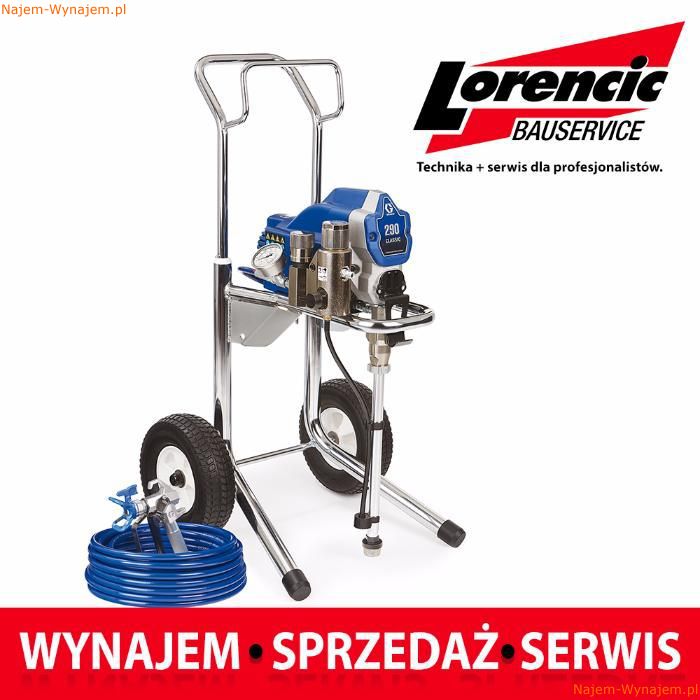 Agregat malarski 290 CLASSIC HI-BOY 220V | Wynajem | Serwis | Warszawa
