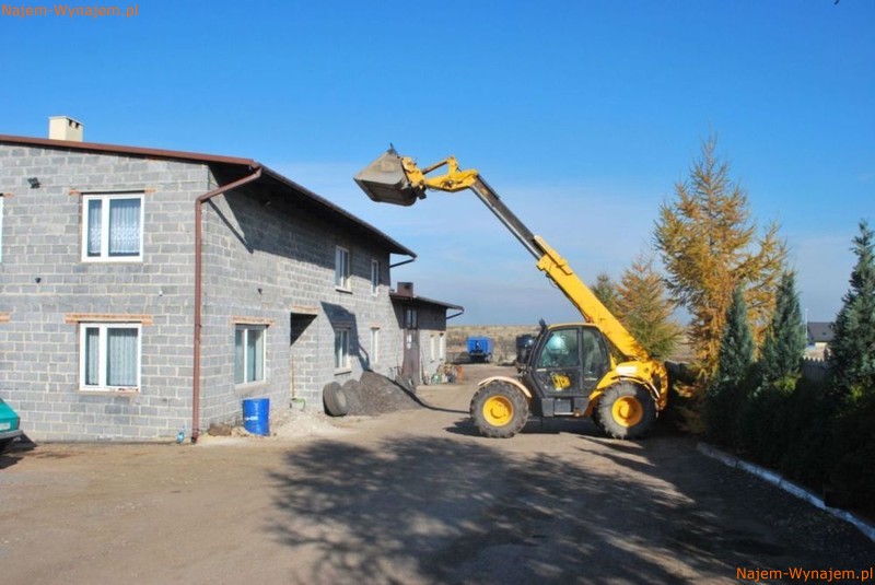 Wynajem ładowarki teleskopowej JCB 540-70 cała Polska Katowice Wrocław