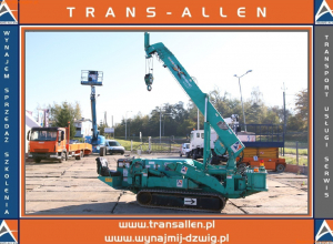 Żuraw gąsienicowy 12m, 3t, wynajem, Jasło, Krosno, Brzozów, Gorlice