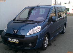 wynajem Vany 8 osobowe Peugeot Expert oraz Fiat Scudo