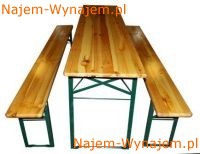  Stół piknikowy z ławkami