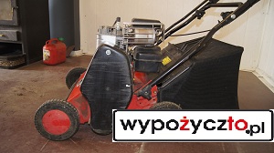 wynajem Wertykulator spalinowy do pięlęgnacji trawy z koszem do wynajęcia