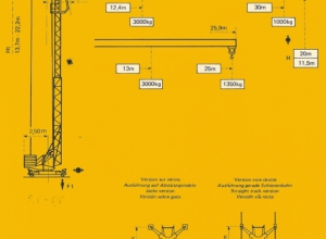 Żuraw budowlany POTAIN GTMR 326